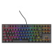 Genesis tichá herná klávesnica THOR 303/TKL/RGB/Outemu Peach/Drôtová USB/SK-SK layout/Čierna