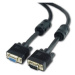 Kabel CABLEXPERT CC-PPVGAX-10M-B prodlouž  mon  15M/15F VGA 9m stíněný extra, ferrity, BLACK