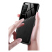 Huawei Honor 30, silikónové puzdro, koža a zadná strana z plexiskla, stredne odolné voči nárazom