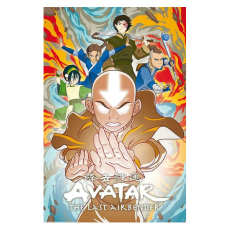 GBeye Avatar The Last Airbender Mastery of the Elements Poster 91,5 x 61 cm