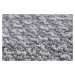 Kusový koberec Toledo šedé čtverec - 100x100 cm Vopi koberce