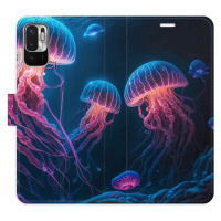 Flipové puzdro iSaprio - Jellyfish - Xiaomi Redmi Note 10 5G