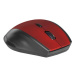Myš bezdrôtová, Defender Accura MM-365, černo-červená, optická, 1600DPI