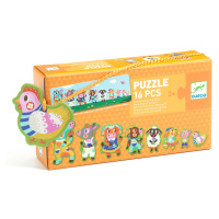 Puzzle Duo - Zvieratá z farmy od najväčšieho po najmenšie