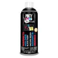 PINTY PLUS ART - Magnetická farba v spreji čierna 400 ml