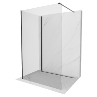 MEXEN/S - Kioto Sprchová zástena WALK-IN 120 x 75 cm, transparent, čierna 800-120-212-70-00-075