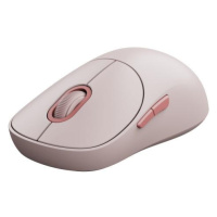 Xiaomi Wireless Mouse 3/Kancelárska/Optická/1 200 DPI/USB+BT/Ružová