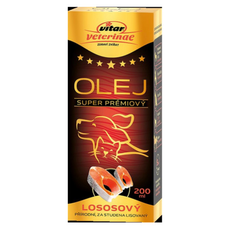 VITAR Veterinae lososový olej 200ml Vitar Veteriane