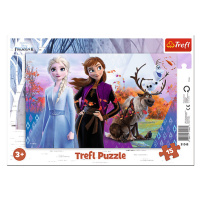 Trefl Puzzle 15 dielikov Zázračný svet Anny a Elsy / Frozen 2