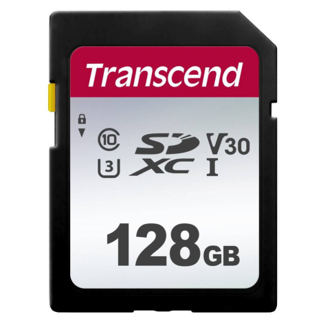 Karta TRANSCEND SDXC 128GB 300S, UHS-I U3 V30 (R:100W:25 MB/s)