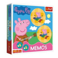 Pexeso papierové Prasiatko Peppa/Peppa pig spoločenská hra 36 kusov v krabici 20x20x5cm