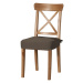 Dekoria Sedák na stoličku Ingolf, hnedá, návlek na stoličku Inglof, Etna, 705-08