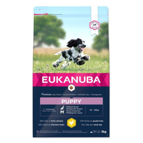 EUK PUPPY MEDIUM 3KG Eukanuba