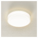 BEGA 34278 stropné LED svietidlo biele Ø36 cm DALI