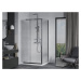 MEXEN/S - Apia obdĺžnikový sprchový kút 130x90, transparent, chróm + vanička 840-130-090-01-00-4