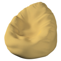 Dekoria Sedací vak + výplň, matná žltá, Ø80 x 115 cm, Cotton Panama, 702-41