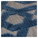 Kusový koberec Piatto Oro Blue kruh – na ven i na doma - 160x160 (průměr) kruh cm Flair Rugs kob
