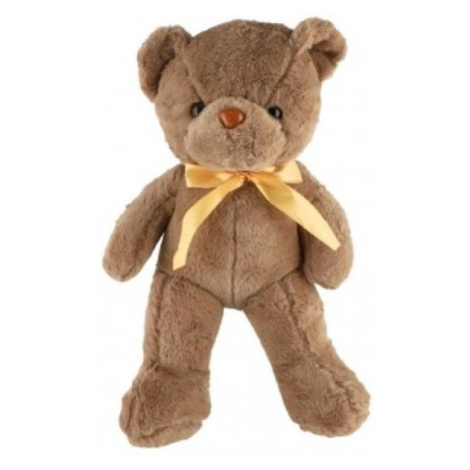 Medveď/Medvedík s mašľou plyš 40cm hnedý Teddies