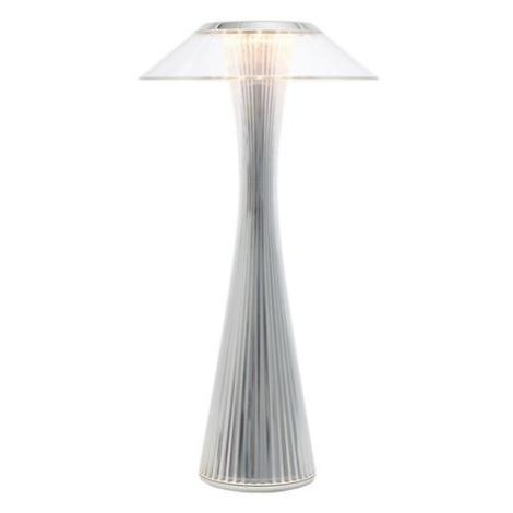 Kartell - Stolná lampa Space - chróm