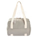 Prebaľovacia taška ku kočíku Changing Bag Paris Beaba Pearl Grey s doplnkami sivá