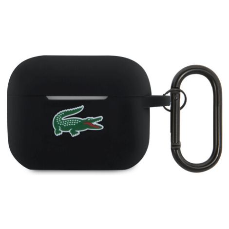 Lacoste Liquid Silicone Croc Logo Puzdro pre AirPods Pro 2 Black