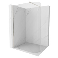 MEXEN/S - Kioto Sprchová zástena WALK-IN Walk-in 100 x 200 cm, transparent 8 mm, nikel kartáčova