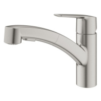 Drezová batéria Grohe Start s otočným ramienkom, 2 prúdy supersteel 30531DC1