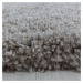 Kusový koberec Fluffy Shaggy 3500 beige kruh Rozmery koberca: 120x120 kruh