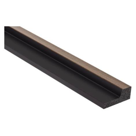 Obkladová lamela pravé ukončenie Fineza Slat Small Dark oak 270X2,3 cm SLAT01DOR