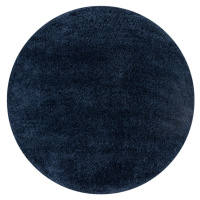 Kusový koberec Shaggy Teddy Navy kruh Rozmery kobercov: 133x133 (priemer) kruh