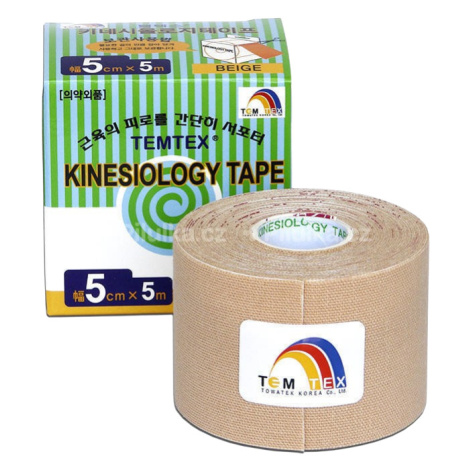 TEMTEX Kinesology tape Tejpovacia páska béžová 5cm x 5m