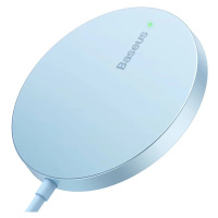 Bezdrôtová nabíjačka Baseus Simple Mini3 Magnetic Wireless Charger 15W (Blue) (6932172623296)