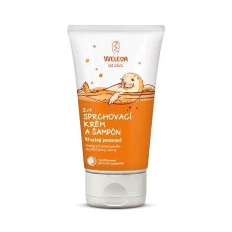 WELEDA 2v1 Sprchový krém a šampón 150 ml