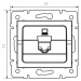 LOGI Dátová zásuvka RJ45Cat 6 Jack Grafit