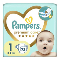 PAMPERS Premium Care Plienky jednorázové 1 (2-5 kg) 72 ks