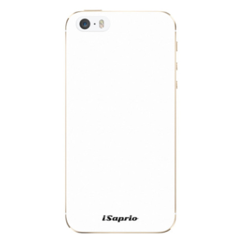 Odolné silikónové puzdro iSaprio - 4Pure - bílý - iPhone 5/5S/SE