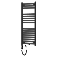 Mexen Uran, elektrické vykurovacie teleso 1200 x 500 mm, 600 W, čierna, W105-1200-500-2600-70