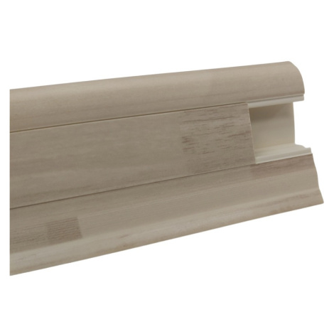 DOPRODEJ: Soklová podlahová lišta SLK50 W217 Ořech oliv, 2500x50x25 mm, béžová, Döllken