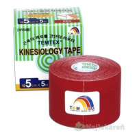 TEMTEX KINESOLOGY TAPE tejpovacia páska, 5cmx5m, červená 1ks