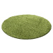 Kusový koberec Life Shaggy 1500 green kruh Rozmery koberca: 120x120 kruh