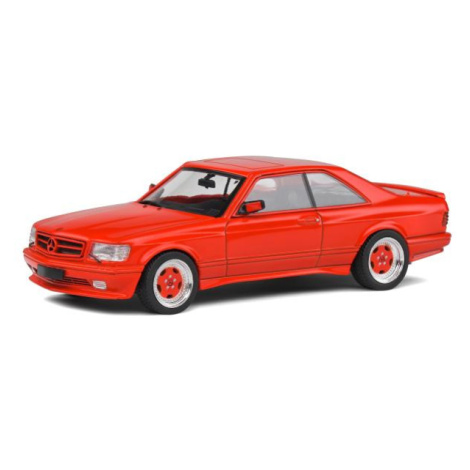 1:43 Mercedes-Benz 560 SEC AMG Wide Body Signal Red 1990 - SOLIDO - S4310902