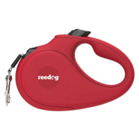 Reedog Senza Basic samonavíjacie vodítko S 15kg / 5m páska / červené