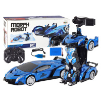 mamido  Auto Robot Transformers 2v1 na diaľkové ovládanie RC 1:10 modrá