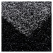 Kusový koberec Life Shaggy 1503 anthracit kruh Rozmery koberca: 160x160 kruh