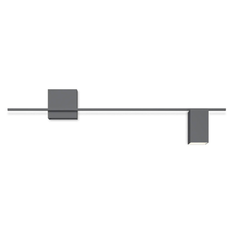 Vibia Structural 2610 nástenné LED, tmavosivé