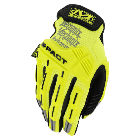 MECHANIX Pracovné rukavice M-Pact- Hi-Viz S/8