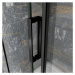 H K - Posuvné sprchové dvere DIAMOND BLACK 136- 140x200cm L / P variant SE-DIAMONDBLACK140SET