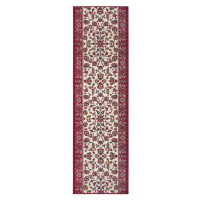 AKCE: 80x200 cm Běhoun Basic 105494 Red Creme - 80x200 cm Hanse Home Collection koberce