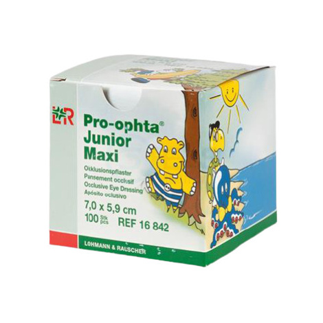 Okluzor nápl.Pro-ophta Junior Maxi 7.0x5.9cm/100ks