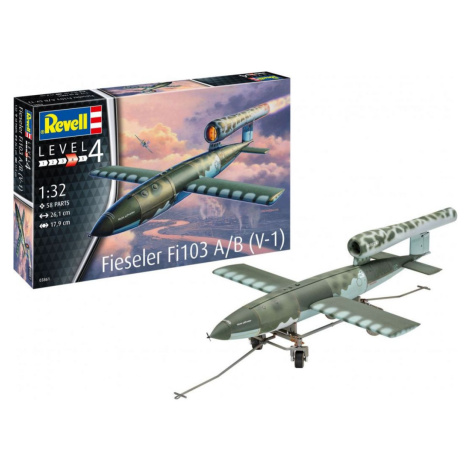 Revell Plastic ModelKit raketa Fieseler Fi103 A|B V-1 1 : 32